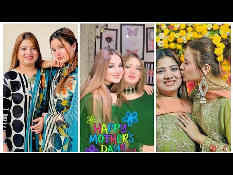 Rabeeca Khan Twinning with Mother Same Matching Dresses designing ideas