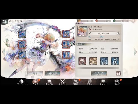 【メメントモリ】ナターシャLR+3→LR+5へ【戦闘力：57,045,704／VIP0育成】