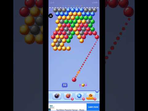 bubble shooter gameplay #shortsfeeds #shorts #bubbles #games #bubbleshooter