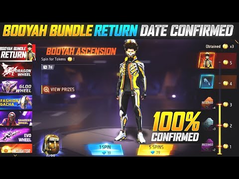 Booyah Bundle Return Kab Aayega | Legendary Booyah Bundle Return Confirm Date | Booyah Bundle Return