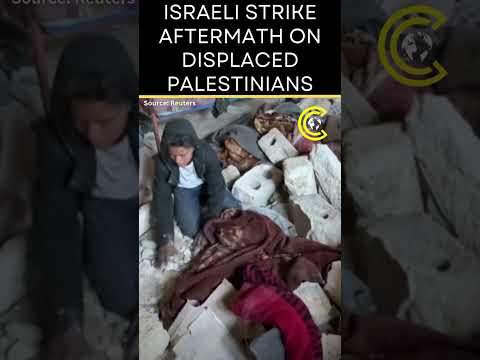 Watch | Heartbreaking Video From Gaza | Israel's Strike Aftermath On Displaced Palestinians | CLRCUT