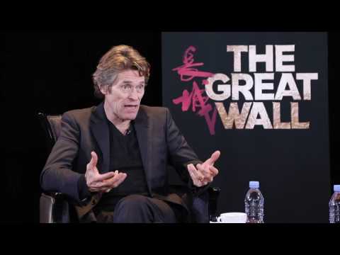 The Great Wall Willem Dafoe interview.