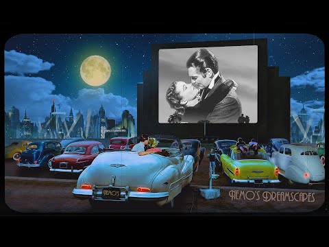 It's summer night 1946, you're at a Drive-In Theater (w/ oldies music playing in the car, crickets)