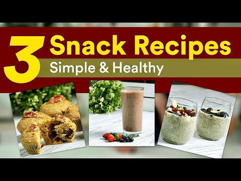 3 Healthy Snack Recipes to Try (Only 5 - 8 Ingredients Each!!) | Joanna Soh