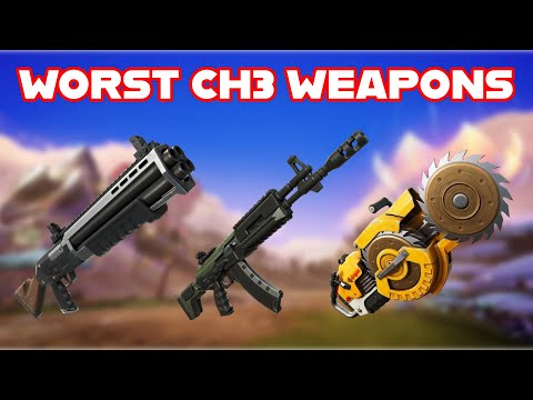 Revisiting THE WORST WEAPONS In Fortnite Chapter 3...