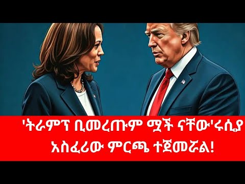 አወዛጋቢው ምርጫ ጅማሮ እና ፑቲን#putin #usa #america #2024elections #harris #trump #swing #israel #iran #gaza