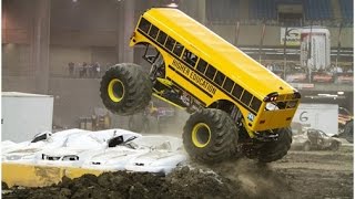 huge school bus monster truck HIGHER EDUCATION MONSTER TRUCK