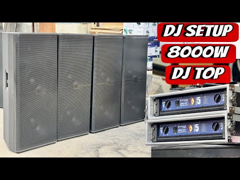 8000w का DJ Top वाला DJ Setup|2 Dj Amplifier or DJ Mixer