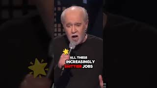 George Carlin's opinion on the system 🔥😆 #standupcomedy #comedyinsights