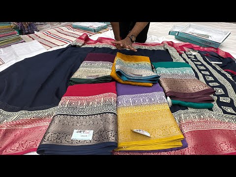 Best Wholesale Saree Shop in Chickpet 🛍️😱 Single Saree Courier Available