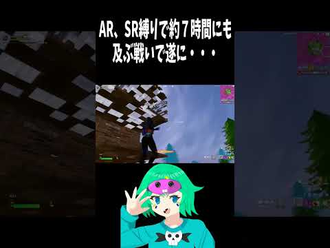 【フォートナイト】AR、SR縛りで長い戦いに終止符がついた。#shots