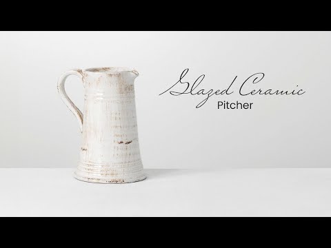 Glazed Ceramic Pitcher