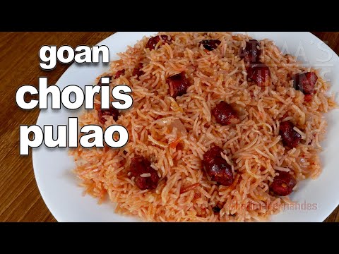 Goan Sausage Pulao Recipe | Goan Choris Pulao Recipe | Goan Pork Recipes