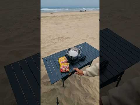 Ramen by the beach #shorts #ramen #youtubeshorts