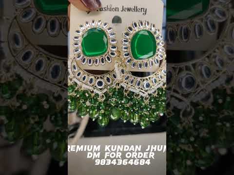 Jhumkas @GitaVeni_tj  #KundanJhumkas #KundanEarrings