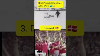 ✌ Most Peaceful countries in the world #denmark #shorts #advocate #law #study