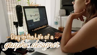 Day in the Life of a Graphic Designer 💻🎨| Vlog 49