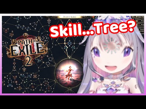 Biboo First Time Discover Path of Exile 2 Skill Tree is Priceless! (Hololive)