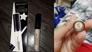 SWISS BEAUTY LIQUID CONCEALER REVIEW&DEMO | 02 SAND SABLE | BEAUTY TIPS BY MAHIRA