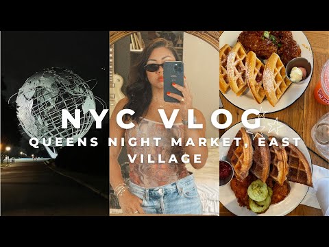 NYC DIARIES: The best ube drink ever? | Queens Night Market & Exploring East Village | Lexaire