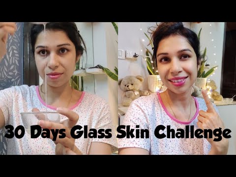 30 Days Challenge to get Glass Skin naturally | Home Made Serum blemishes & Acne | Anti Aging