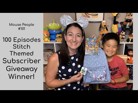 100 Episodes Stitch Themed Subscriber Giveaway Winner #101