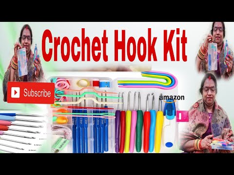 Crochet Hook Kit with Case  | Crochet Hooks |  amazon review |  #amazon #crochet #crochethooks