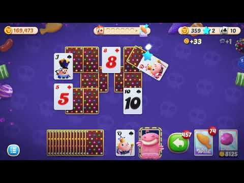 Candy Crush Solitaire Level 605 - NO BOOSTERS GAMEPLAY 🍬🃏 | SKILLGAMING ✔️