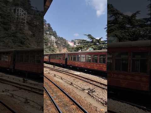 Shimla toy train🚂#naturelovers #shimlalife#travel#mountainlifestyle #viralreels #trendingshorts