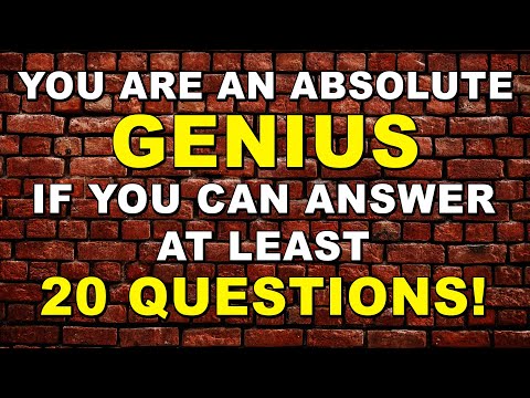 Elite General Knowledge Quiz - Only A Genius Brain Can Pass! 😎 Ultimate Trivia Quiz Round 91