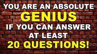 Elite General Knowledge Quiz - Only A Genius Brain Can Pass! 😎 Ultimate Trivia Quiz Round 91