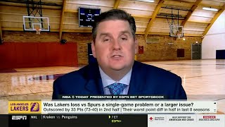 NBA Today | Windhorst reacts to JJ Redick on the hot seat after Lakers loss to Spurs 126-102