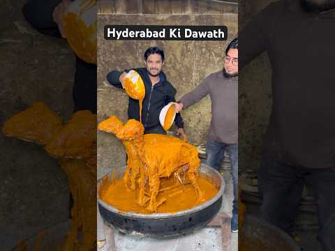 Hyderabad Ki Zabardast Dawat #viralvideo #ytshorts #shortsvideo