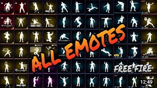 all emotes in free fire | free fire all emotes | free fire emotes #freefiremax #freefire #viral