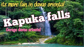 Kapuka Falls majestic waterfalls with rock formation AT CARAGA DAVAO ORIENTAL//NIEOR ESCAPED