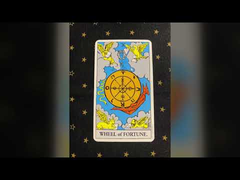 Tarot -Wheel of Fortune - AE Waite