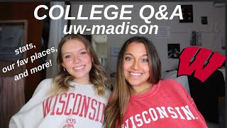 COLLEGE Q&A w/ my ROOMMATE! UW-Madison