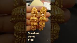 Gold Jhumki Design weight and Price || Gold Jewellery||