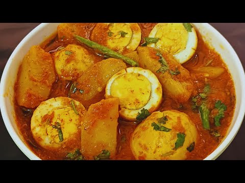 EGG ALOO MASALA RECIPE | ANDA ALOO CURRY RECIPE | EGG MASALA GRAVY