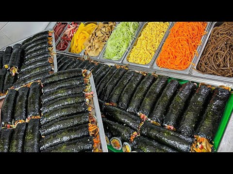 A neighborhood kimbap restaurant less than 10 pyeong in size sells out 500 rolls in one day!