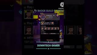 V badge guild @downtechgamer guild player sent me request 🤯😱 #freefire #vairal #shorts