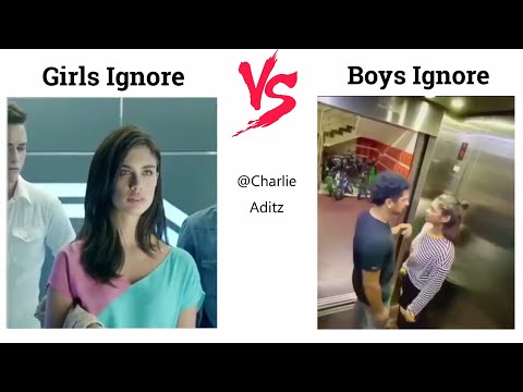 Girls Ignore Vs Boys Ignore #viralmemes #meme