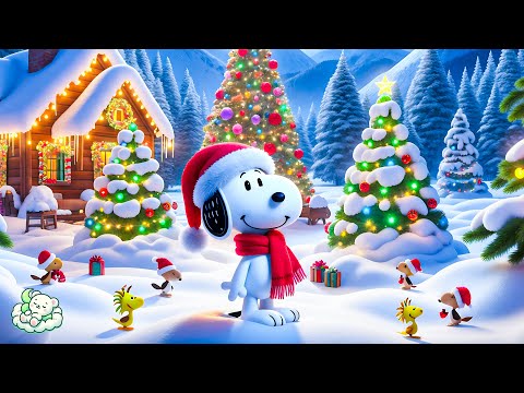 RELAXING CHRISTMAS MUSIC with SNOOPY: Soft Piano Music, Best Christmas Songs for Relax, Sleep