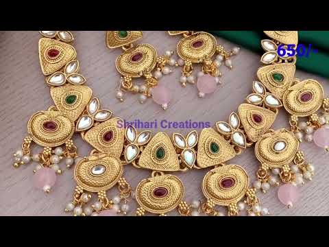 Latest Necklace Collections In Lowest Price @shriharicreations