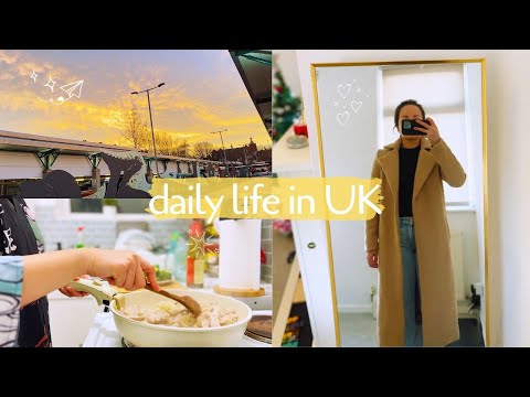 daily life in UK | grocery shopping, home cooking🛒🍦