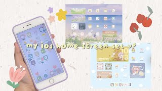 How to Organize Aesthetic iOS 15 Home Screen (iPad 8 and iPhone 7+) ☘️✨