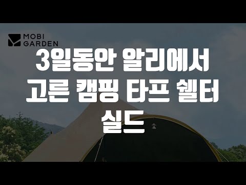 3일동안 알리에서 고른 캠핑 타프 쉘터 실드