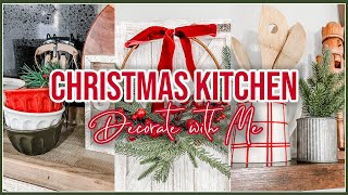 🎄*NEW* CHRISTMAS KITCHEN AND DINING ROOM DECORATE WITH ME 2024 | FARMHOUSE CHRISTMAS DECOR IDEAS