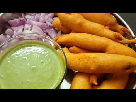 Perfect Street Style Mirchi Bhajji // Mirchi bhajji Recipe.