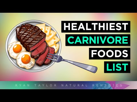 The Healthiest CARNIVORE Diet Foods (Grocery List)